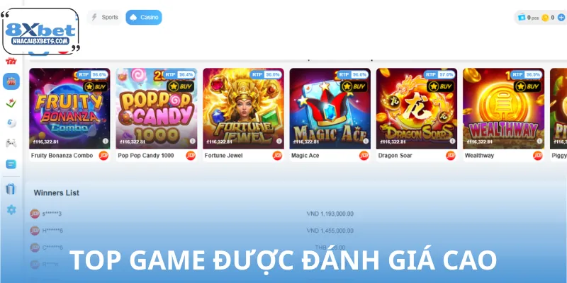 Dịch Vụ 1 Danh mục game cùng kèo cược đều hấp dẫn người chơi