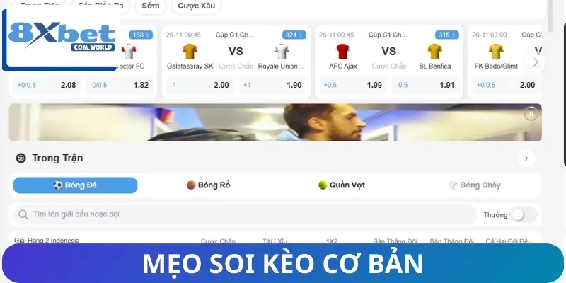 Mẹo Soi Kèo Cực Hấp Dẫn: Đừng Bỏ Lỡ Cơ Hội Thắng Lớn 2 Một số mẹo hay cơ bản nên áp dụng khi soi kèo thể thao